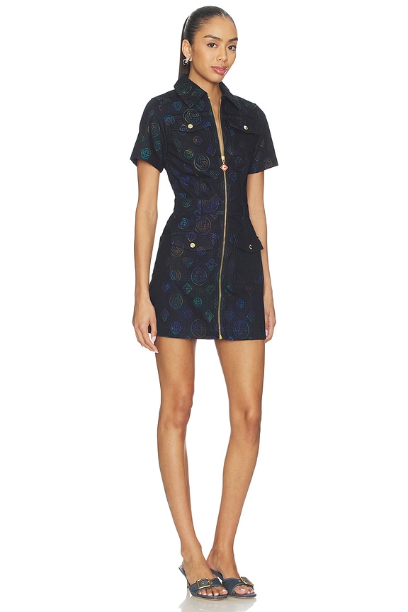 view 2 of 4 VESTIDO MONOGRAM in Black