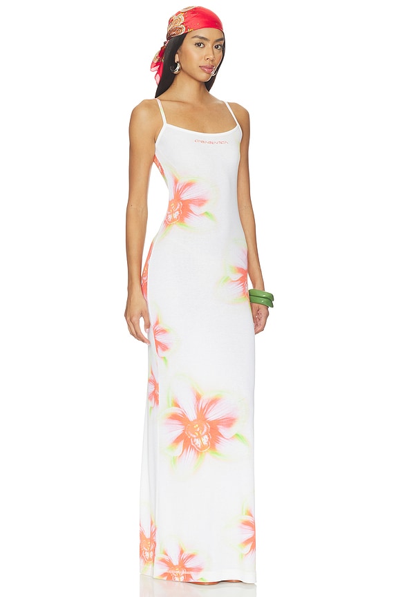 view 2 of 4 VESTIDO DE TELA ACANALADA PRINTED in Glitch Orchid