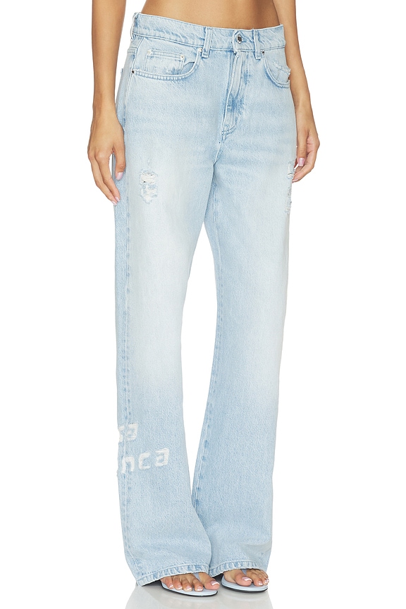 view 2 of 6 Graffiti Jeans in Light Wash