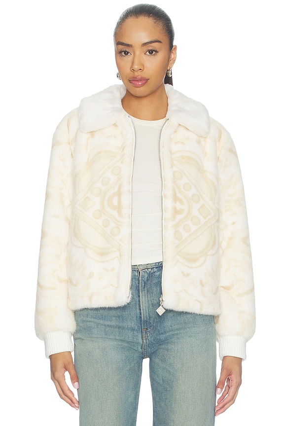 view 2 of 5 CHAQUETA PRINTED FAUX FUR  in CARPET