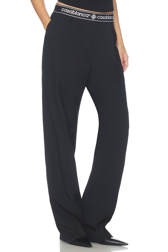 view 2 of 6 Wool Tailored Trouser in Black