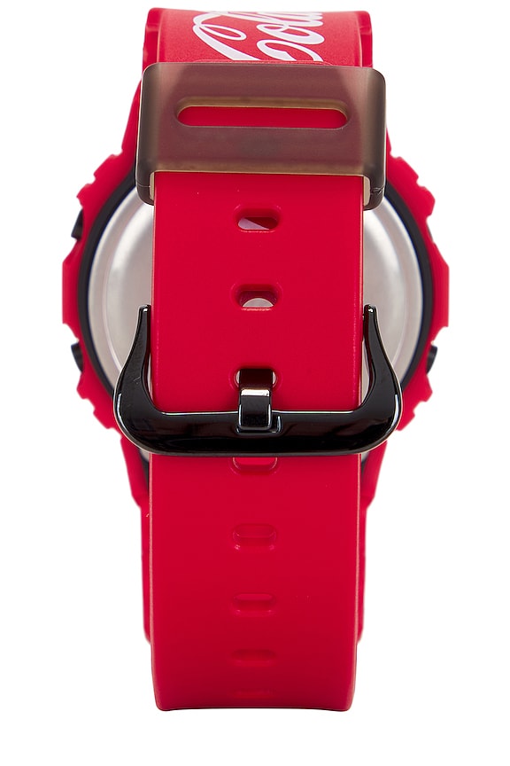 view 2 of 5 시계 in Red