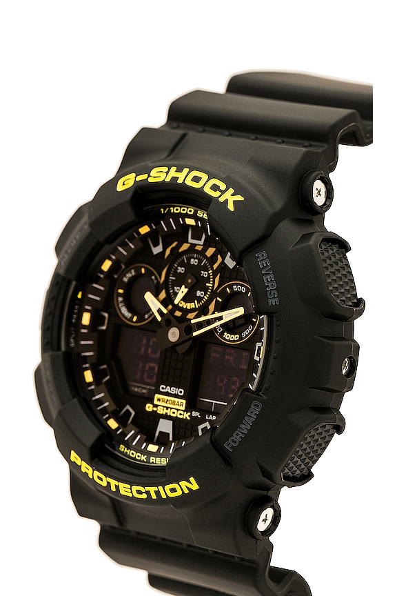 view 2 of 4 GA100 Caution Yellow Series Watch in Black & Yellow
