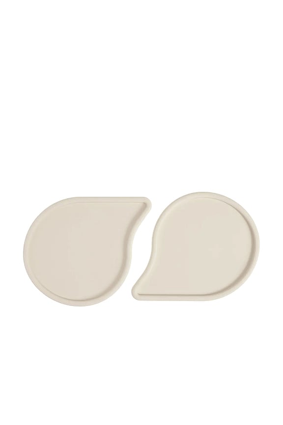 view 1 of 4 Drop Pet Food Bowl Mats Set Of 2 in Sand