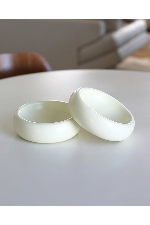 view 2 of 3 HALO PET BOWL HALO PET BOWL  in White