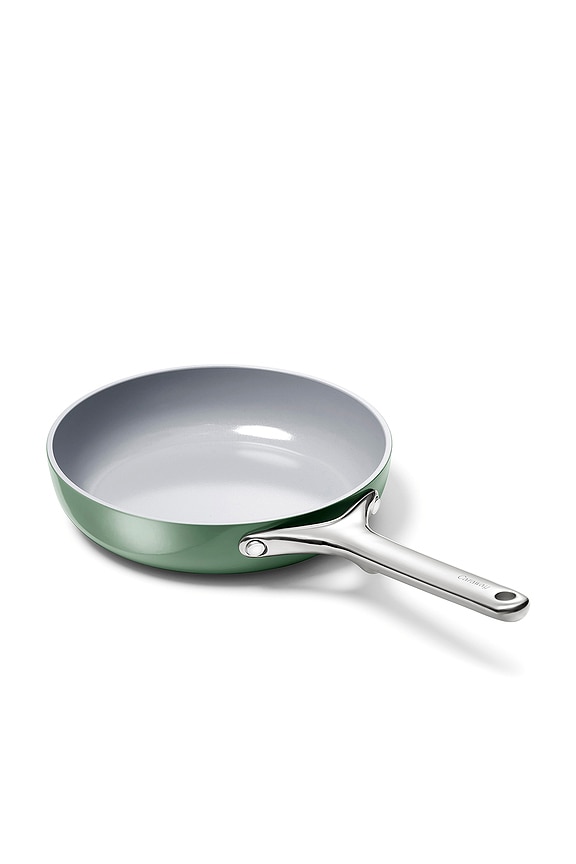 view 2 of 4 8 Inch Non-stick Ceramic Fry Pan in Sage