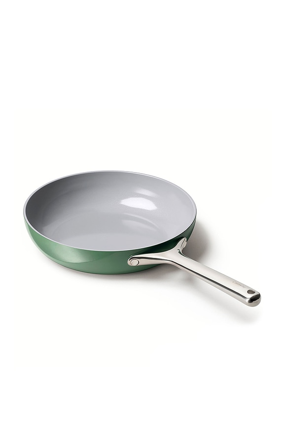 view 2 of 3 POÊLE EN CÉRAMIQUE NON-STICK CERAMIC FRY PAN in Sage