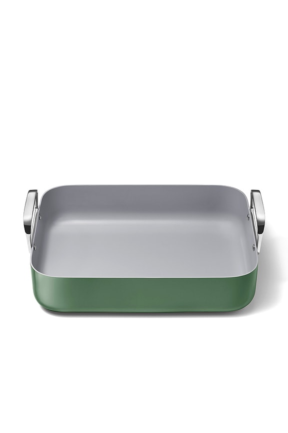 view 2 of 5 ФОРМА ДЛЯ ЗАПЕКАНИЯ ROASTING PAN WITH RACK in Sage