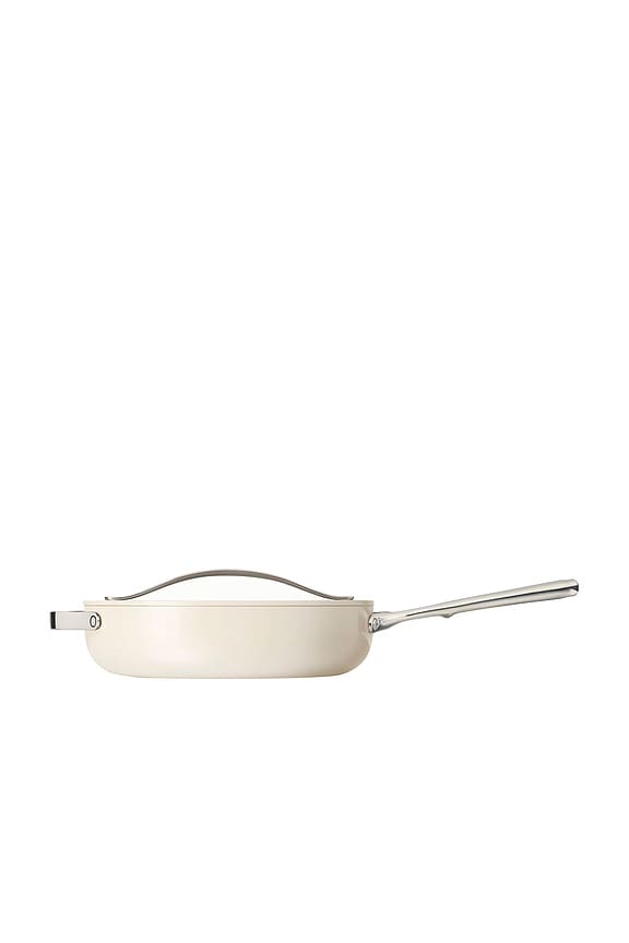 view 2 of 3 FRIGIDEIRA ANTIADERENTE DE CERÂMICA NON-STICK CERAMIC SAUTE PAN in Cream