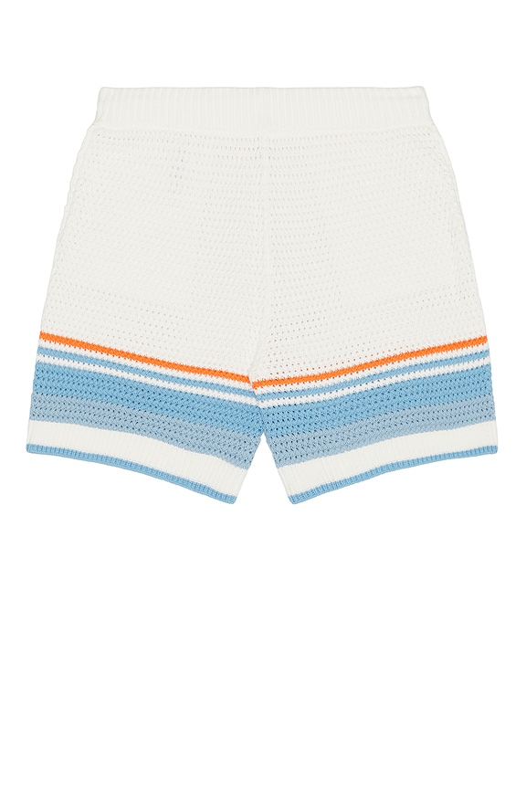 view 2 of 5 Faux Crochet Shorts in Blue Multi