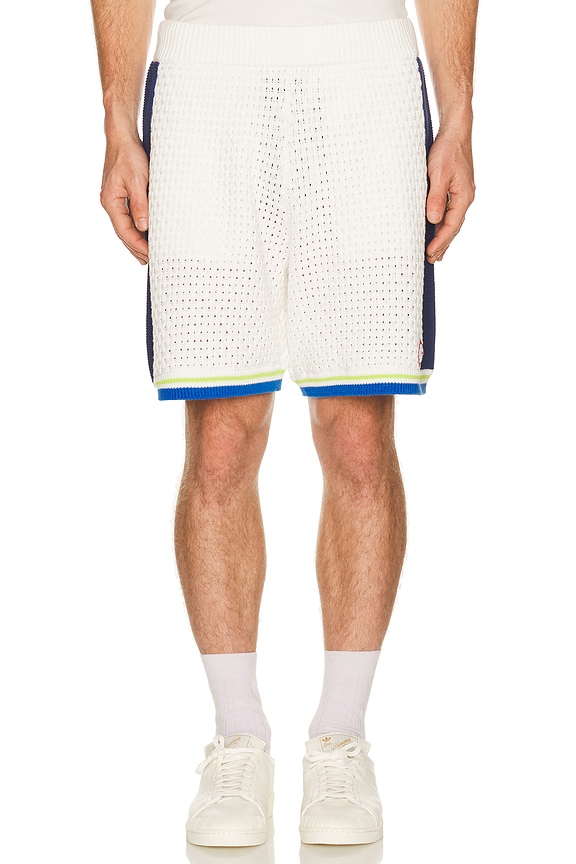 view 1 of 6 SHORT in White & Blue