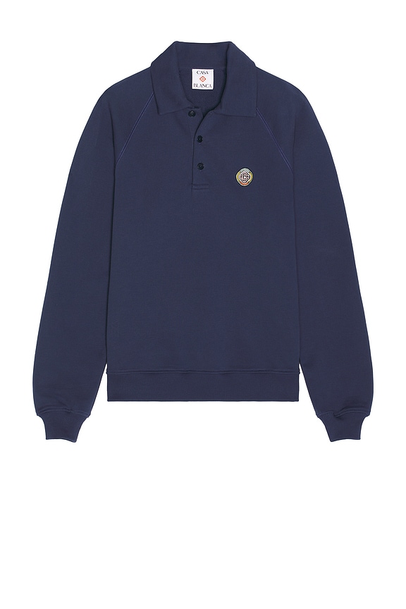 view 1 of 4 Collar Sweatshirt in Dress Blue
