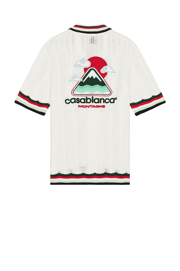 view 2 of 5 Sporty Faux Crochet Shirt in Montagne Ondulee