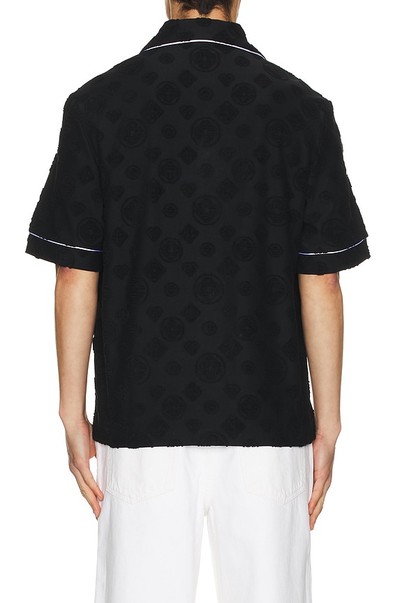 view 2 of 5 CAMISA TOWELLING MONOGRAM in Black