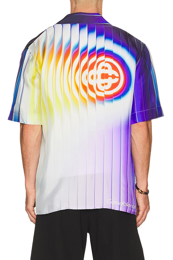 view 2 of 4 Shockwave Cuban Collar Shirt in Shockwave