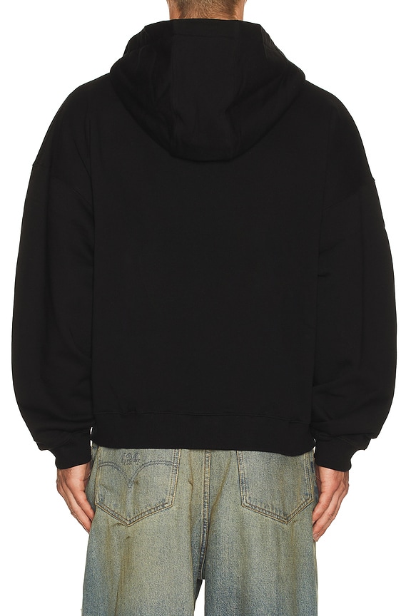 view 2 of 4 International Zipped Hoodie in Black