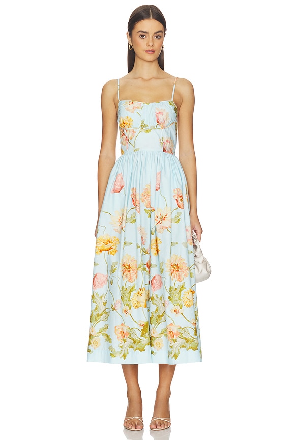 view 2 of 3 VESTIDO ALBA in Lockwood Flora Sky