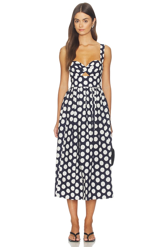 view 1 of 3 ROBE CLOVER in Celeste Dot Navy