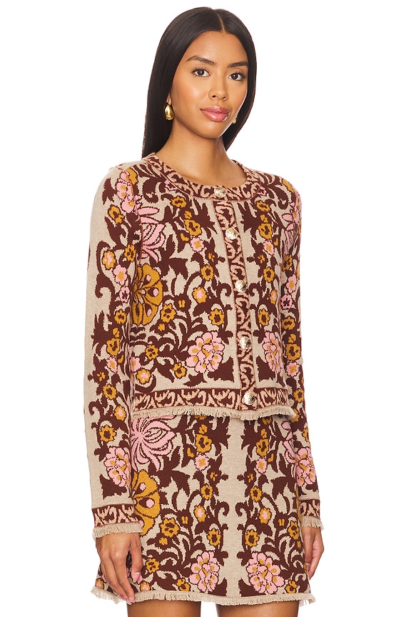 view 2 of 4 CHAQUETA LIVI in Blush Bogata Scarf