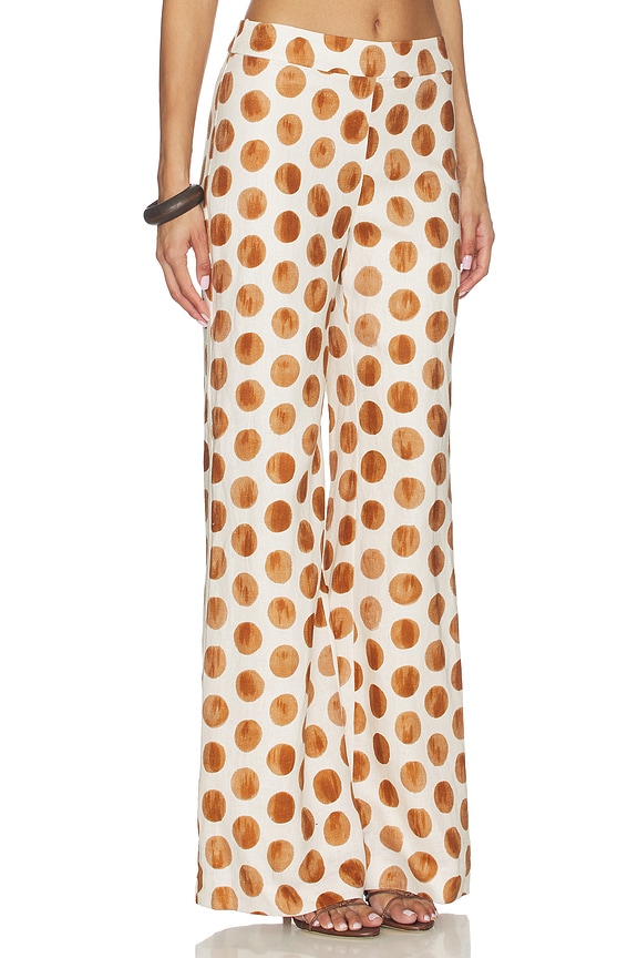 view 2 of 6 PANTALÓN SUNFLOWER in Celeste Spot Ginger