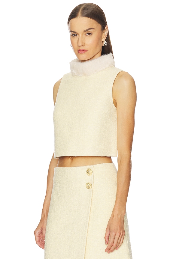 view 2 of 4 TOP SIN MANGAS GINA in Cloud Tweed