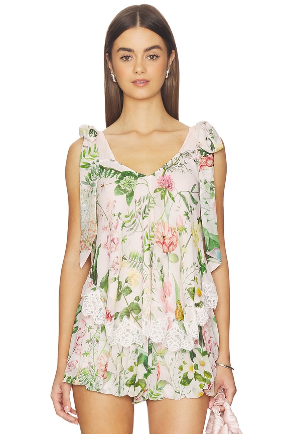 view 1 of 4 MARI 탑 in Bloomsfield Pink