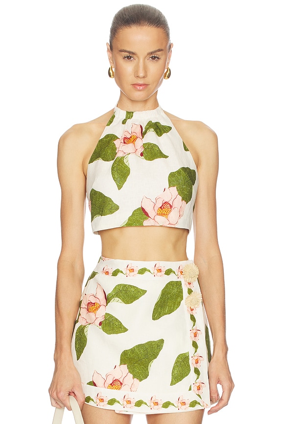 view 1 of 4 Dahlia Top in Lotus Ivory