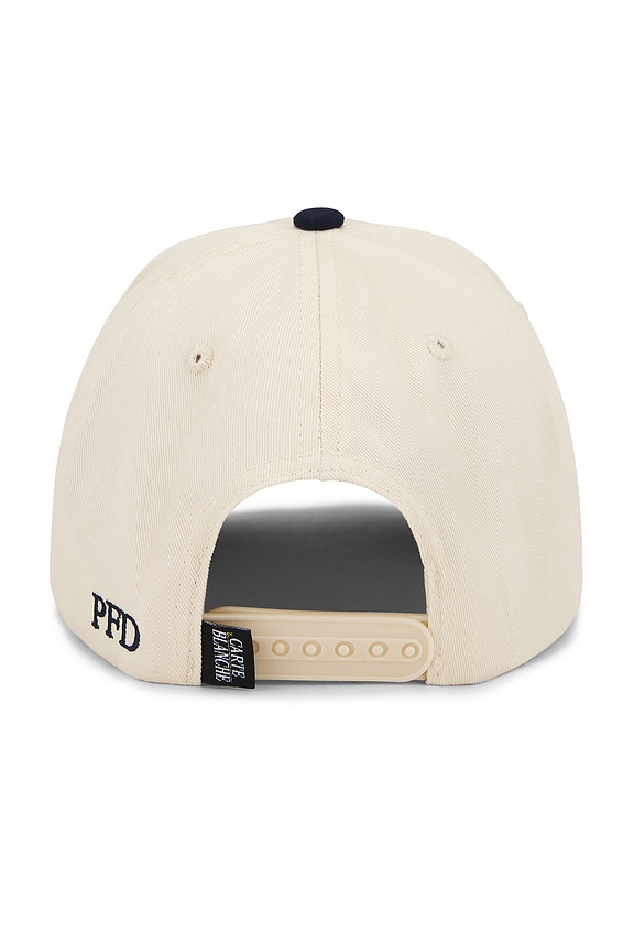 view 2 of 3 The Paye Tous Les Jours Snapback Hat in Navy & Creme