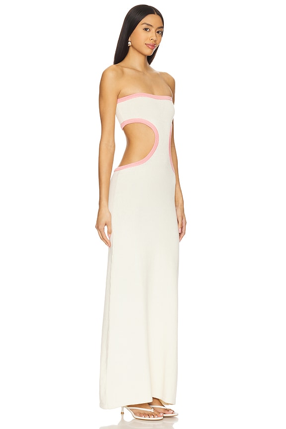 view 2 of 3 Empire Knit Dress in Pearl