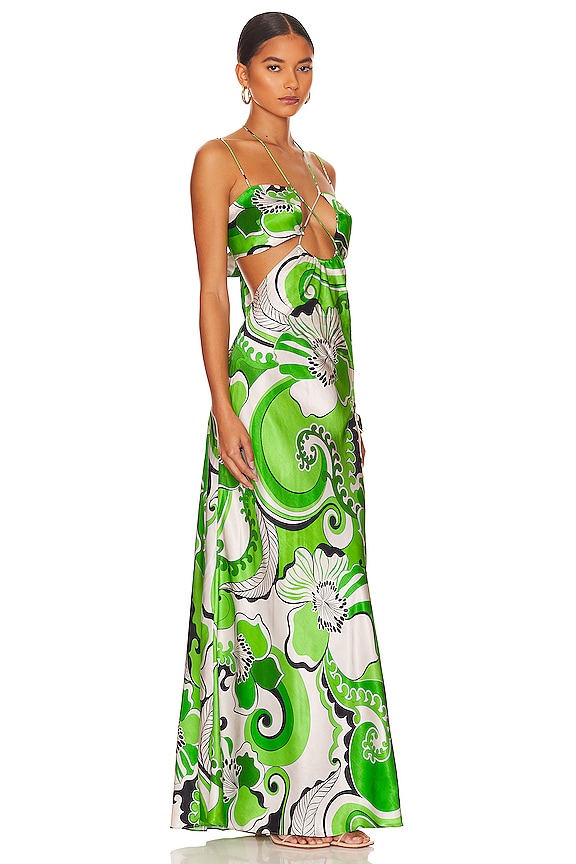 view 2 of 3 Storm Maxi Dress in Fern