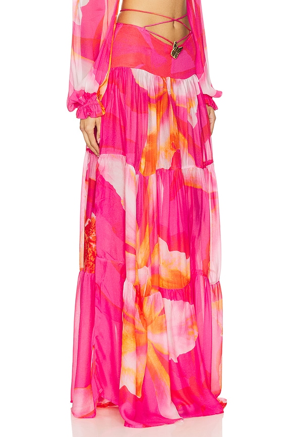 view 2 of 6 Song Butterfly Skirt in Wildflower