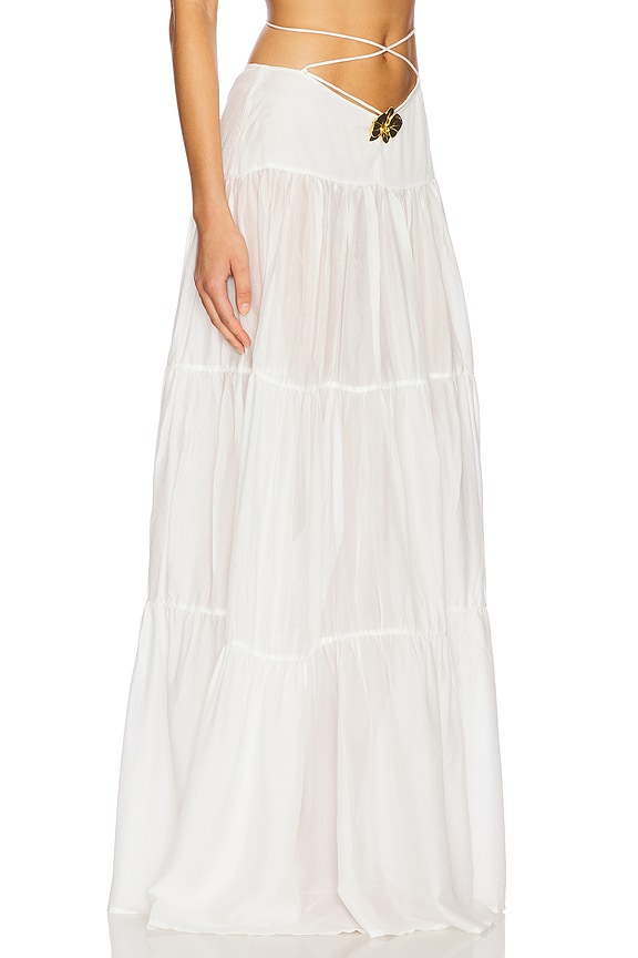 view 2 of 6 Song Orchid Skirt in Pearl