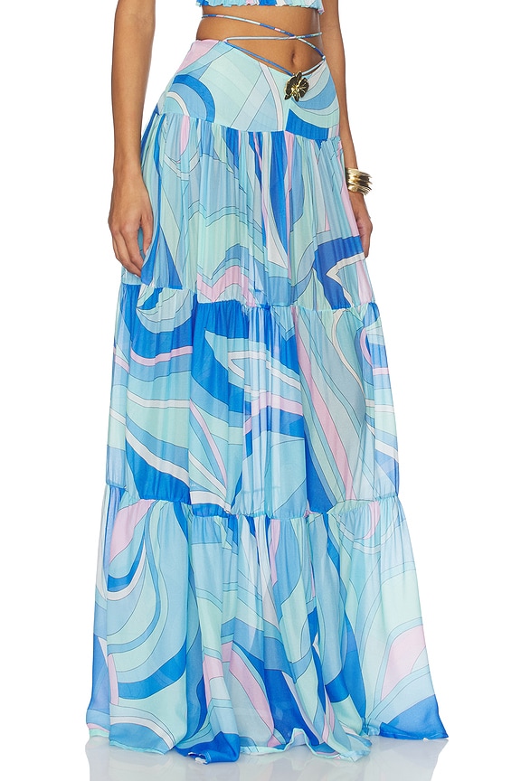 view 2 of 6 JUPE LONGUE SONG LOBSTER in Dolce Blue