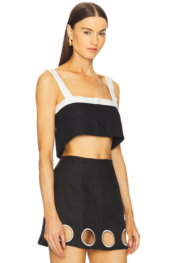 view 2 of 4 x REVOLVE Twiggy Top in Black & White