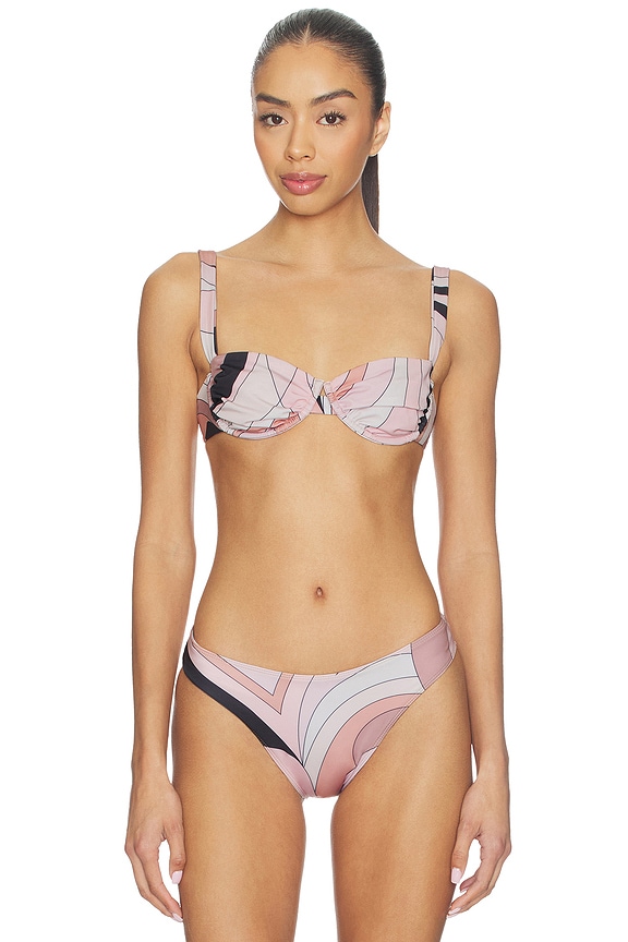 view 1 of 4 HAUT DE MAILLOT DE BAIN ARIEL in Mars Beige