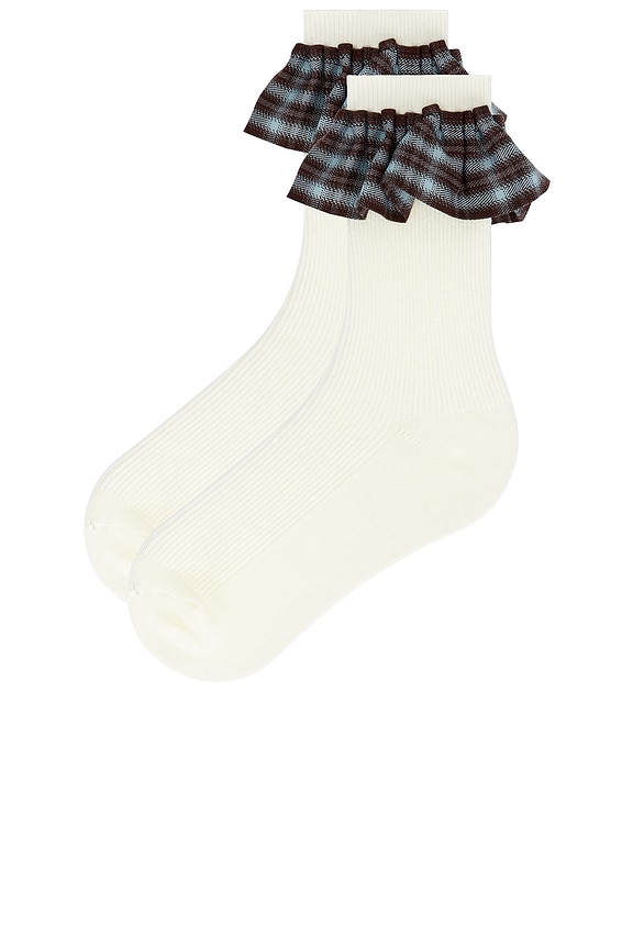 view 2 of 2 Johnnie Socks in Plaid