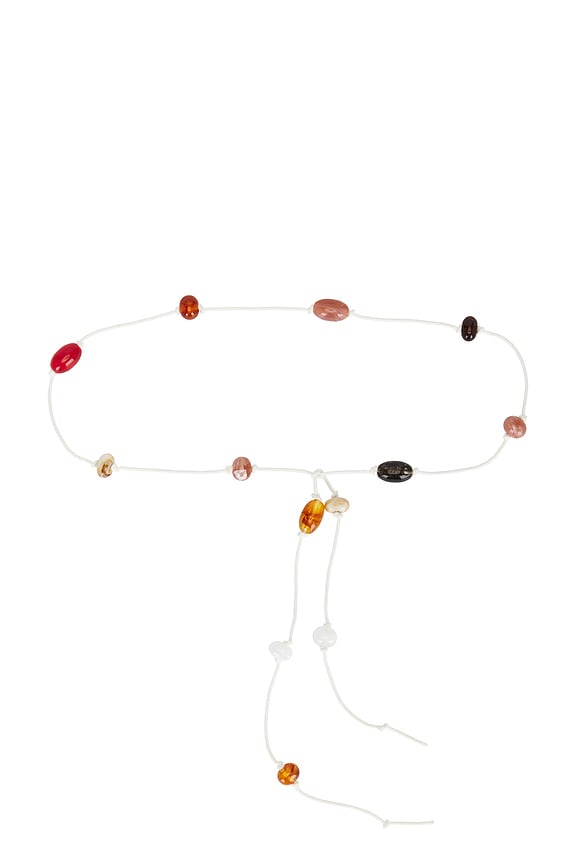 view 1 of 2 Cocos Beaded Belt in Beachside