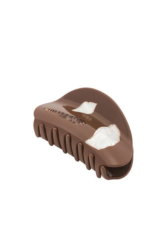 view 1 of 3 Conch Hair Clip in Cocoa Shell