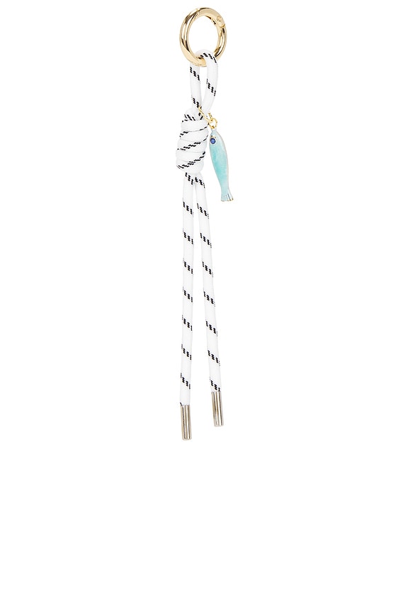 view 1 of 4 Sardinia Keychain in White