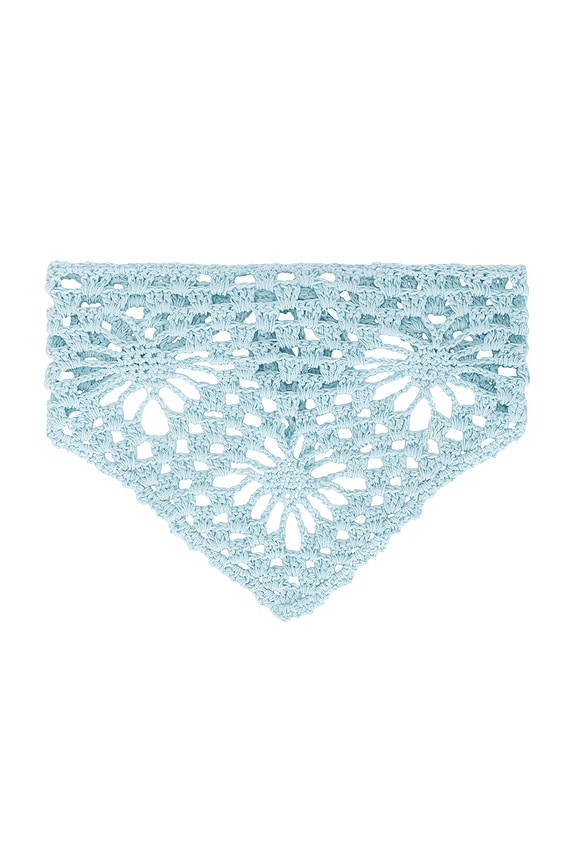 view 2 of 3 Fable Head Scarf in Light Sky