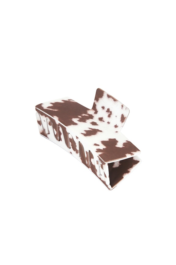 view 1 of 3 BARRETTE À CHEVEUX LARA in Cocoa Western