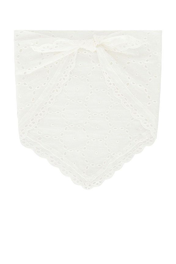 view 2 of 2 ÉCHARPE COUNTRYSIDE in Ivory Eyelet