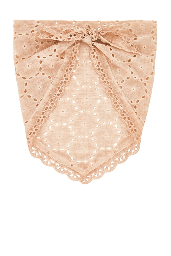 view 2 of 2 FULAR PARA LA CABEZA  COUNTRYSIDE in Beige Eyelet