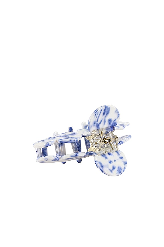 view 2 of 2 Alex Clip in Blue Ceramic