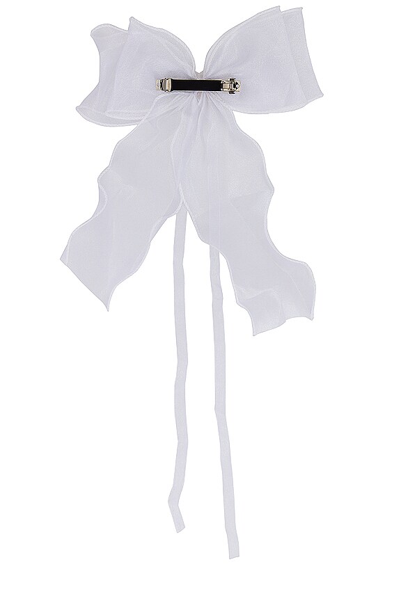 view 2 of 2 Skyler Hair Bow in Ivory