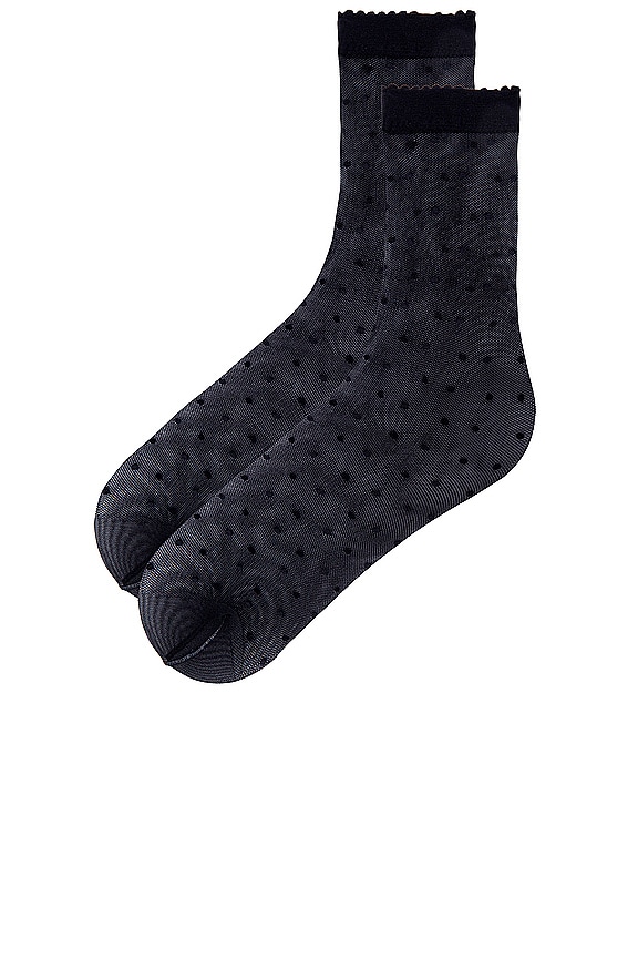 view 2 of 2 НОСКИ MILA in Noir