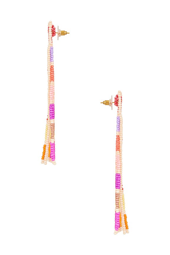 view 2 of 2 Clara Earrings in Flower Garden