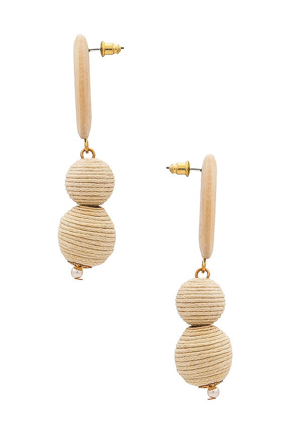 view 2 of 2 PENDIENTES MATILDA in Natural