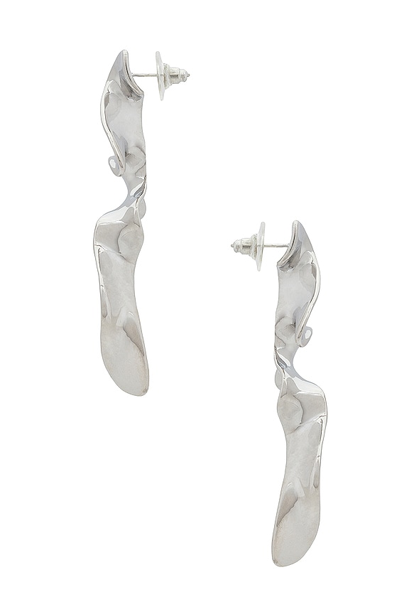 view 2 of 2 KELSEE 스테이트먼트 이어링 in Silver