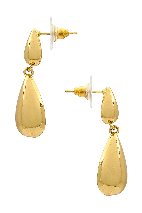 view 2 of 2 CRUZ 드랍 귀걸이 in Gold